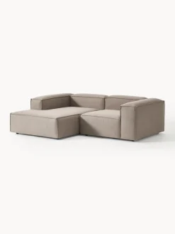 Sofás></noscript>Westwing Collection Sofá rinconera modular Lennon Tejido taupe