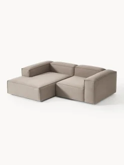Sofás></noscript>Westwing Collection Sofá rinconera modular Lennon Tejido taupe