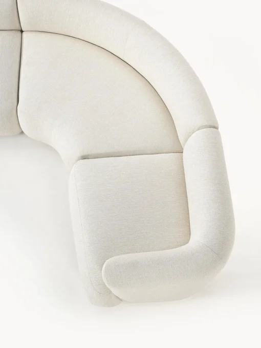 Sofás Rinconeras|Sofás>Westwing Collection Sofá rinconera modular Sofia Tejido grueso blanco crema
