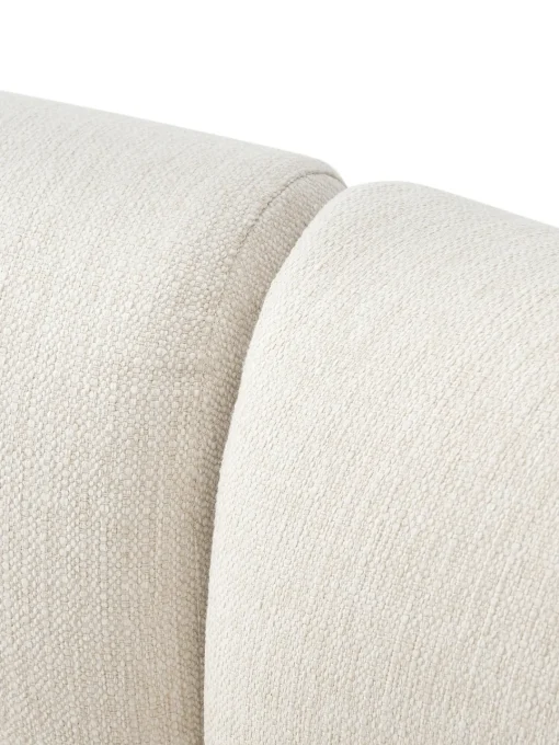 Sofás Rinconeras|Sofás>Westwing Collection Sofá rinconera modular Sofia Tejido grueso blanco crema