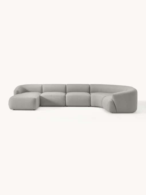Sofás Rinconeras|Sofás>Westwing Collection Sofá rinconera modular Sofia Tejido gris