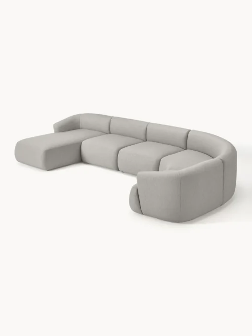 Sofás Rinconeras|Sofás>Westwing Collection Sofá rinconera modular Sofia Tejido gris