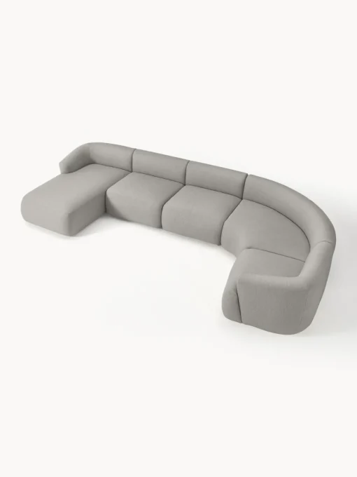 Sofás Rinconeras|Sofás>Westwing Collection Sofá rinconera modular Sofia Tejido gris