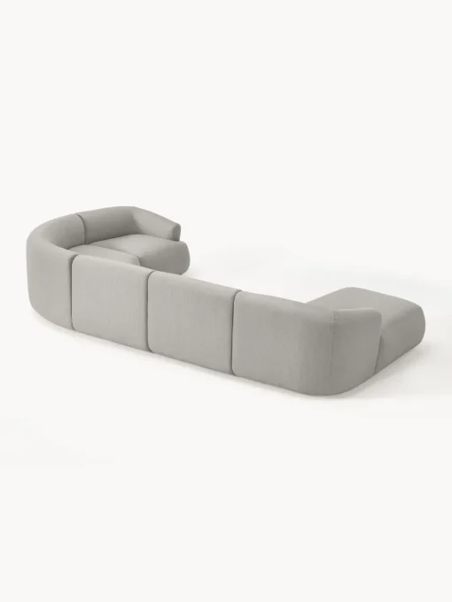 Sofás Rinconeras|Sofás>Westwing Collection Sofá rinconera modular Sofia Tejido gris