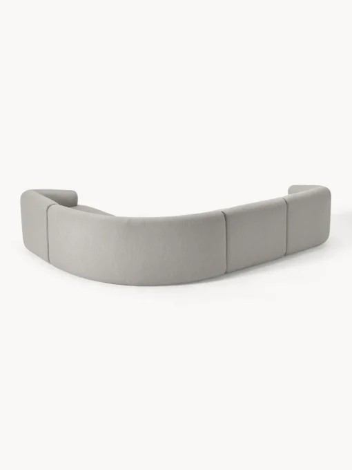 Sofás Rinconeras|Sofás>Westwing Collection Sofá rinconera modular Sofia (4 plazas) Tejido grueso gris