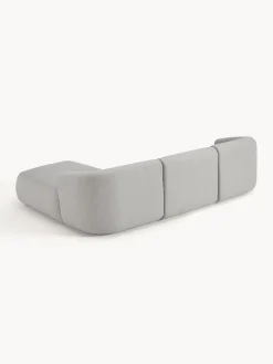Sofás Rinconeras|Sofás></noscript>Westwing Collection Sofá rinconera modular Sofia (3 plazas) Tejido grueso gris