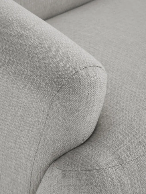 Sofás Rinconeras|Sofás>Westwing Collection Sofá rinconera modular Sofia (3 plazas) Tejido grueso gris