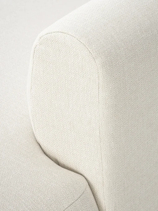 Sofás Rinconeras|Sofás>Westwing Collection Sofá rinconera modular Sofia (4 plazas) Tejido blanco crema