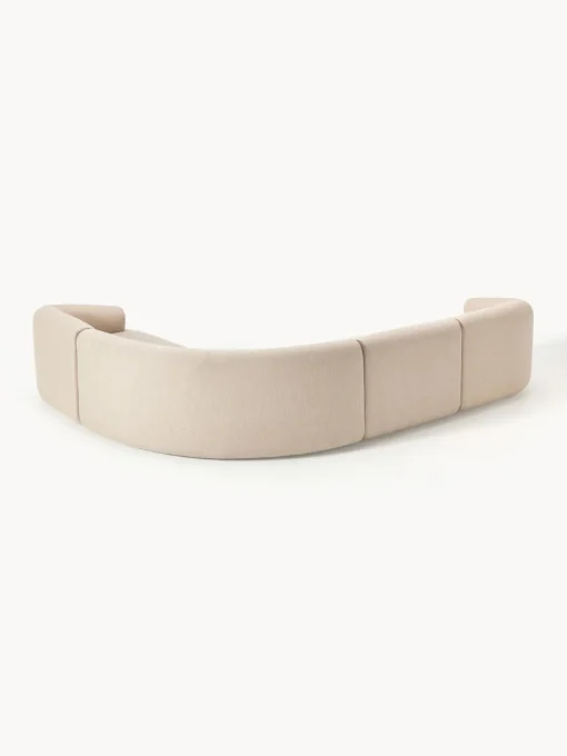 Sofás Rinconeras|Sofás>Westwing Collection Sofá rinconera modular Sofia (4 plazas) Tejido grueso beige claro
