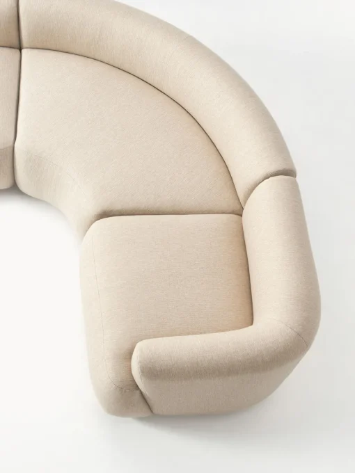 Sofás Rinconeras|Sofás>Westwing Collection Sofá rinconera modular Sofia (4 plazas) Tejido grueso beige claro