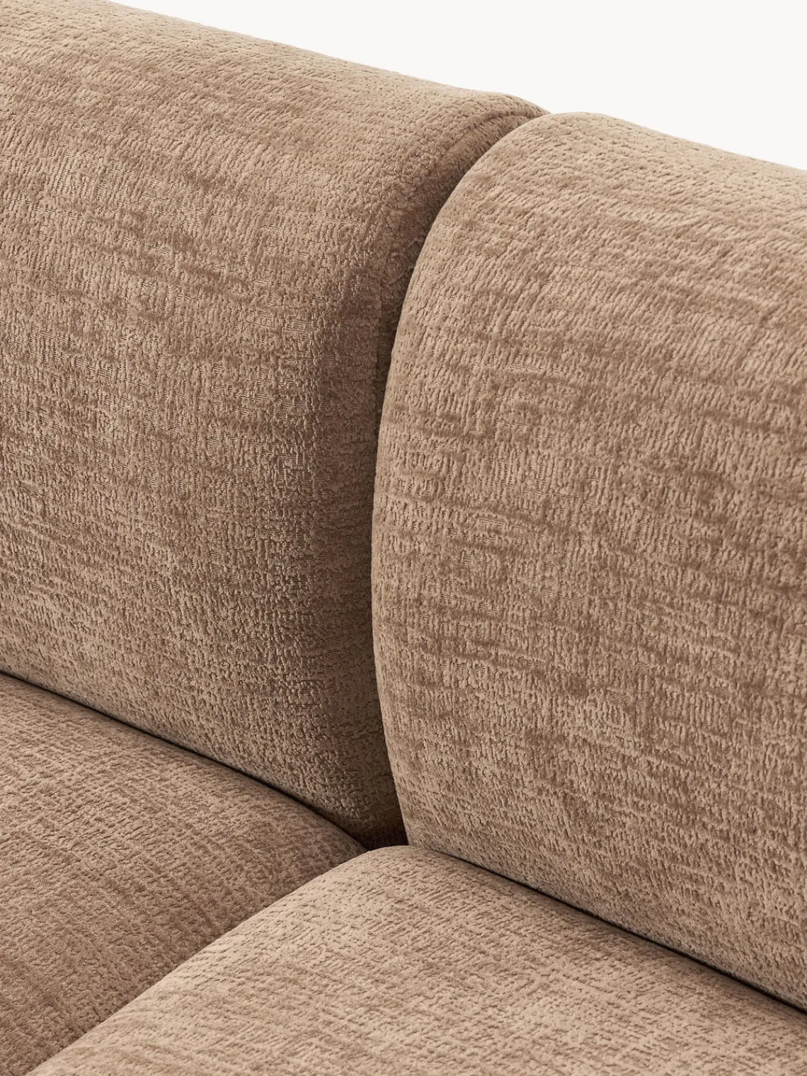 Sofás Rinconeras|Sofás>Westwing Collection Sofá rinconera modular Sofia (4 plazas) Terciopelo marrón