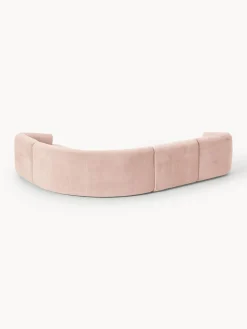 Sofás Rinconeras|Sofás></noscript>Westwing Collection Sofá rinconera modular Sofia (4 plazas) Terciopelo melocotón
