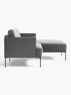 Outlet Sofá rinconera pequeño de terciopelo Fluente Sofás Rinconeras|Sofás