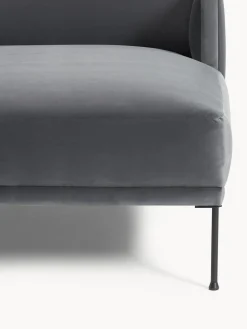 Outlet Sofá rinconera pequeño de terciopelo Fluente Sofás Rinconeras|Sofás