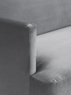 Outlet Sofá rinconera pequeño de terciopelo Fluente Sofás Rinconeras|Sofás