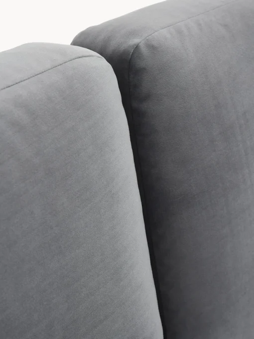Outlet Sofá rinconera pequeño de terciopelo Fluente Sofás Rinconeras|Sofás