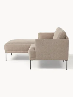 Sofás Rinconeras|Sofás></noscript>Westwing Collection Sofá rinconera pequeño Fluente Tejido taupe