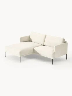 Sofás Rinconeras|Sofás></noscript>Westwing Collection Sofá rinconera pequeño Fluente Tejido blanco Off White