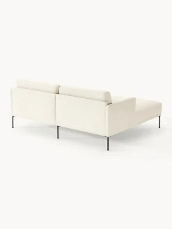 Sofás Rinconeras|Sofás></noscript>Westwing Collection Sofá rinconera pequeño Fluente Tejido blanco Off White