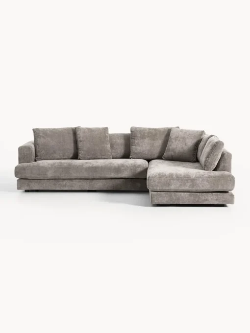 Sofás Rinconeras|Sofás>Westwing Collection Sofá rinconera Tribeca Chenilla taupe