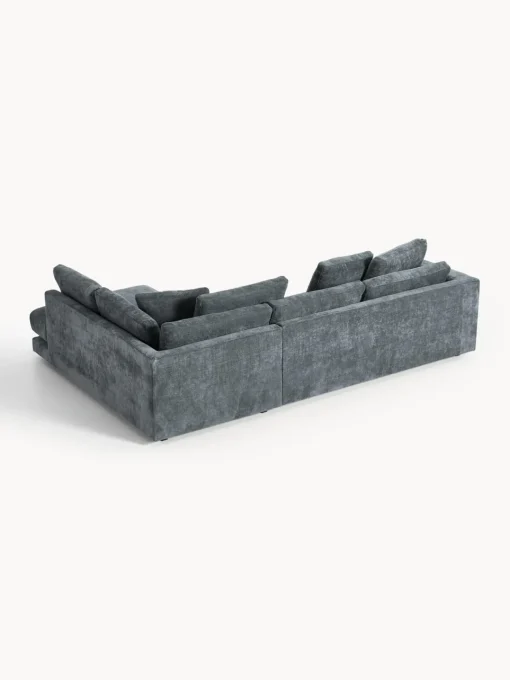 Sofás Rinconeras|Sofás>Westwing Collection Sofá rinconera Tribeca Chenilla gris azulado
