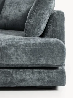 Sofás Rinconeras|Sofás></noscript>Westwing Collection Sofá rinconera Tribeca Chenilla gris azulado