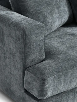 Sofás Rinconeras|Sofás></noscript>Westwing Collection Sofá rinconera Tribeca Chenilla gris azulado