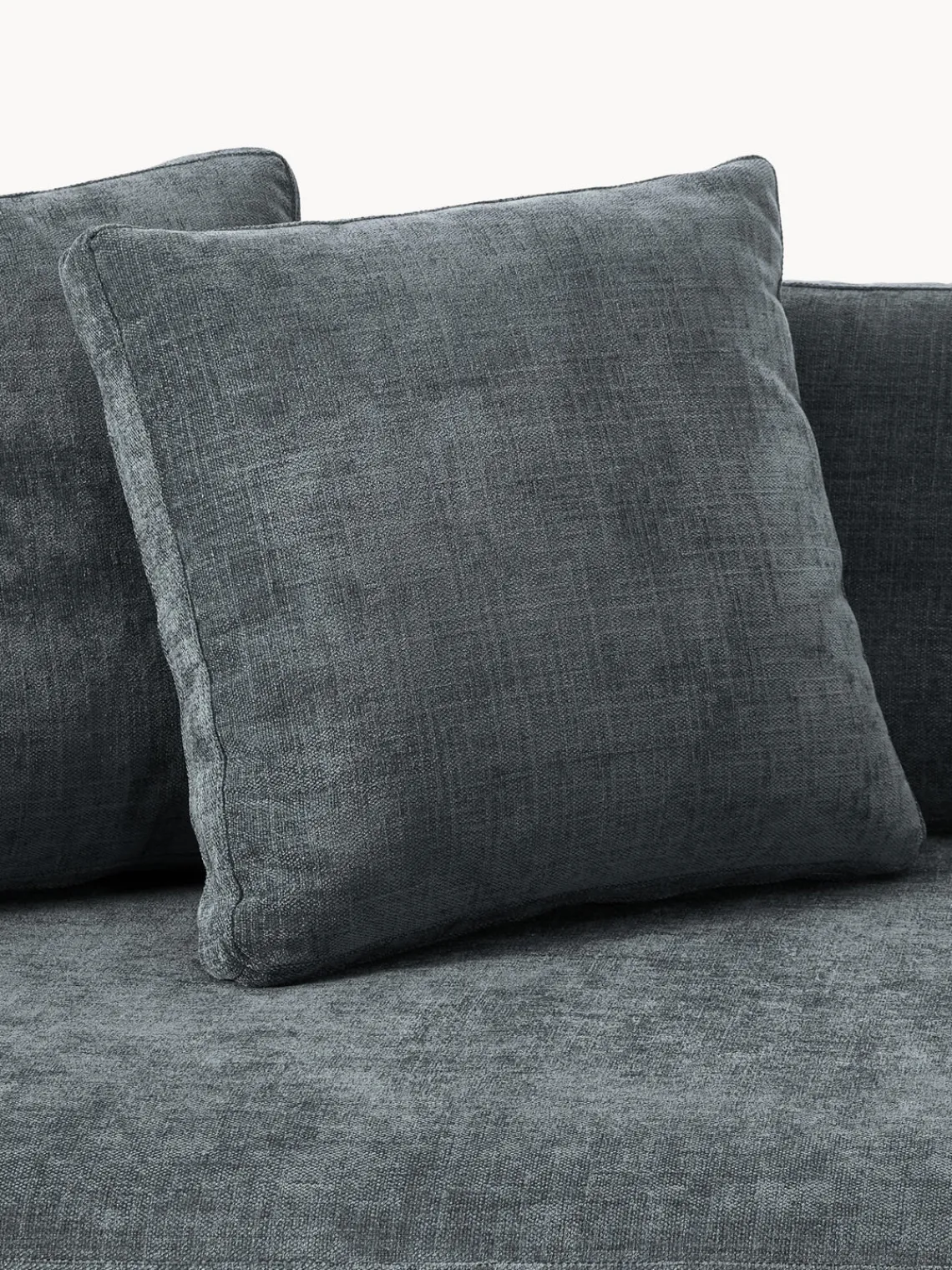 Sofás 3 Plazas|Sofás>Westwing Collection Sofá Tribeca (3 plazas) Chenilla gris azulado