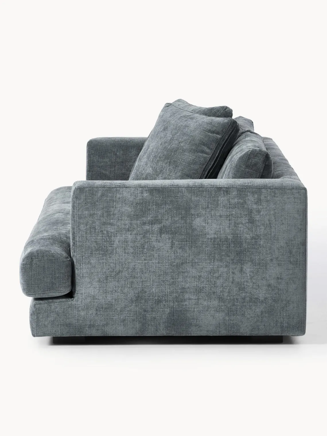 Sofás 2 Plazas|Sofás>Westwing Collection Sofá Tribeca (2 plazas) Chenilla gris azulado