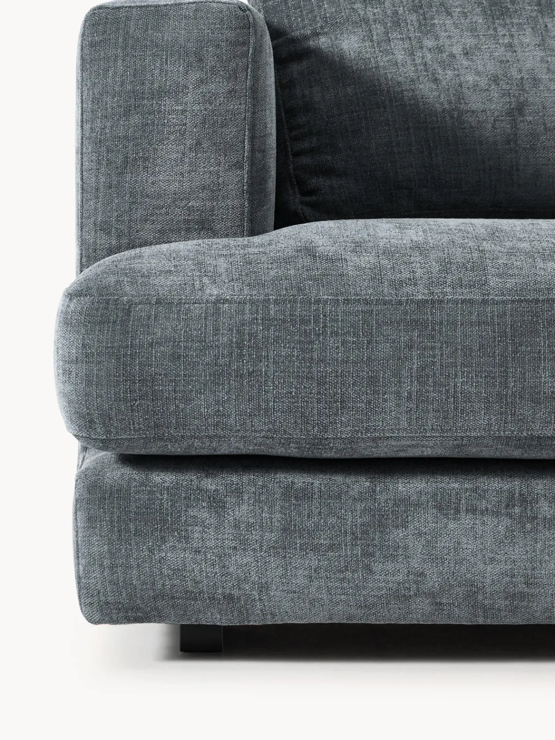 Sofás 2 Plazas|Sofás>Westwing Collection Sofá Tribeca (2 plazas) Chenilla gris azulado