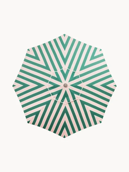 Sombrillas|Sombrillas>Business & Pleasure Sombrilla Market, Ø 213 cm Rosa claro, verde, blanco