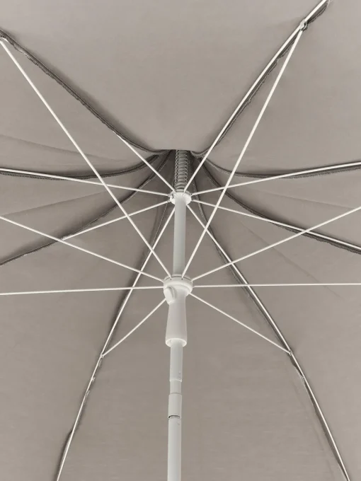 Sombrillas|Sombrillas>Jan Kurtz Sombrilla Pagoda, Ø 250 cm Gris, blanco