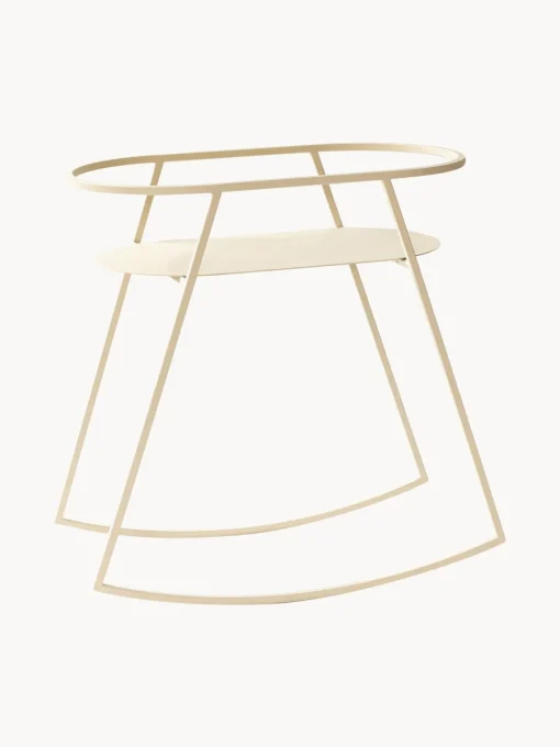 Cunas Para Bebé|Cunas Para Bebé>Metallbude Soporte para moisés artesanal Korsina Beige claro