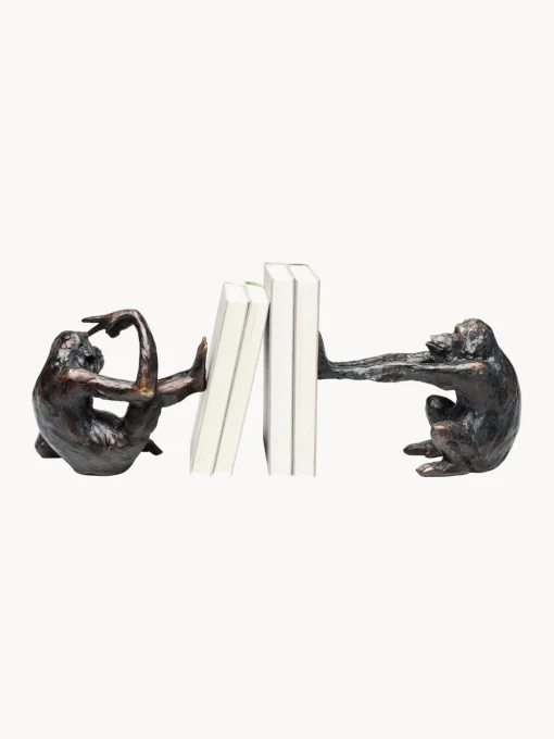 Jarrones|Sujetalibros>Kare Design Sujetalibros artesanales Monkey Kare, 2 uds.
