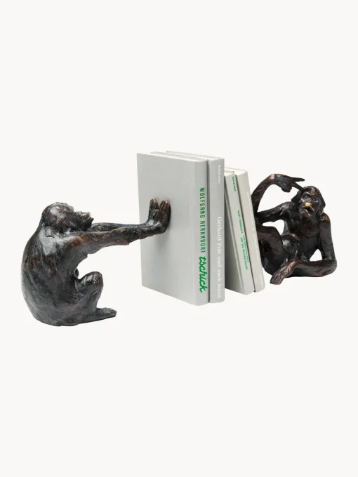 Jarrones|Sujetalibros>Kare Design Sujetalibros artesanales Monkey Kare, 2 uds.
