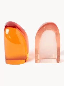 Jarrones|Sujetalibros></noscript>Westwing Collection Sujetalibros Celina, 2 uds. Tonos terracota