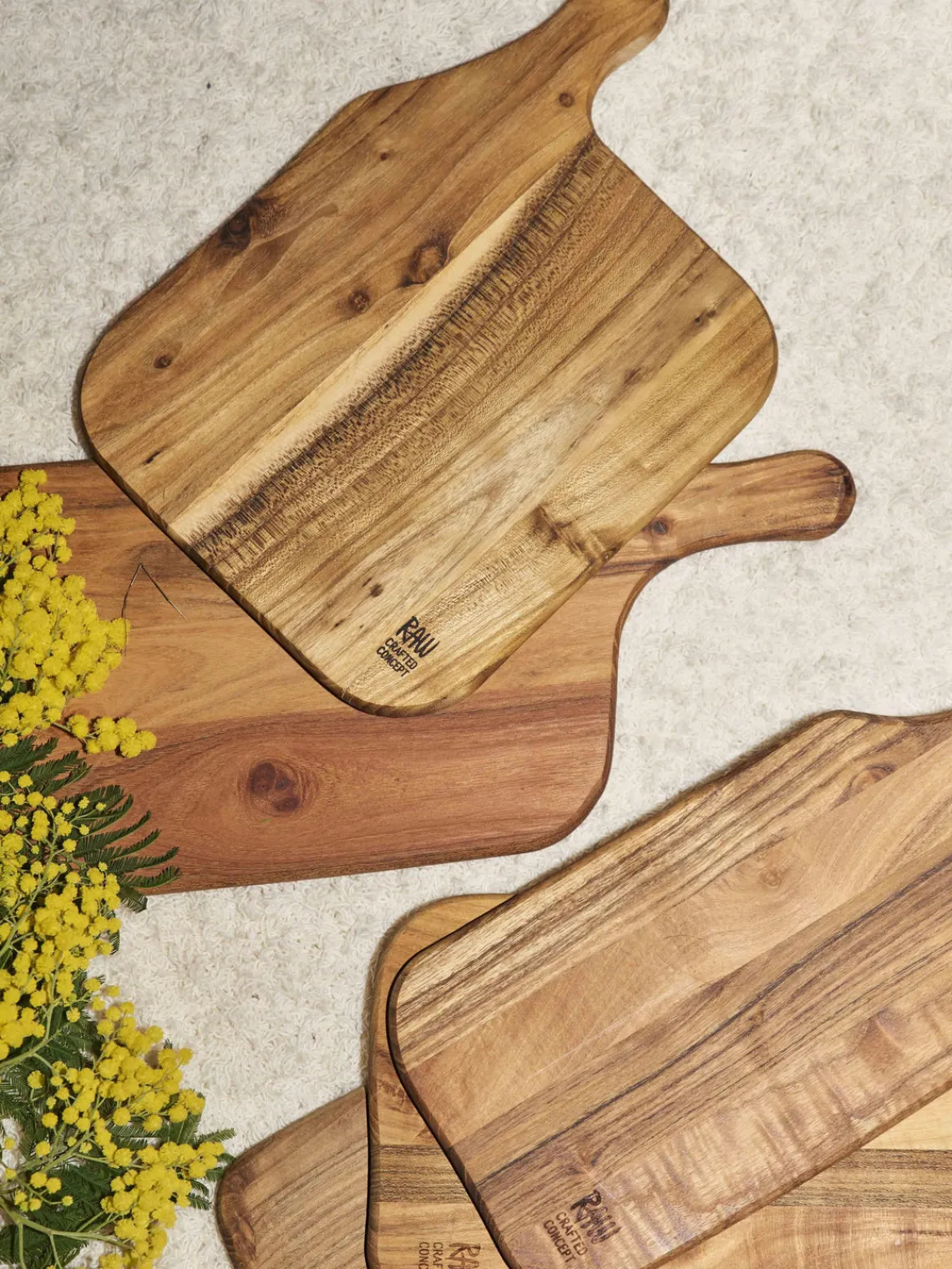 Outlet Tabla de cortar de madera de teca Raw Tablas De Cortar|Utensilios De Cocina