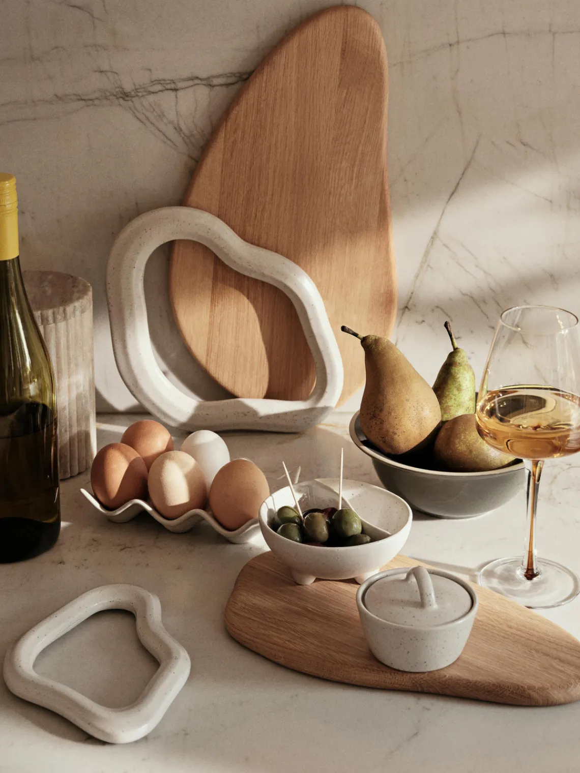 Clearance Tabla de cortar de madera de roble Limfjord, 28 cm Tablas De Cortar|Utensilios De Cocina