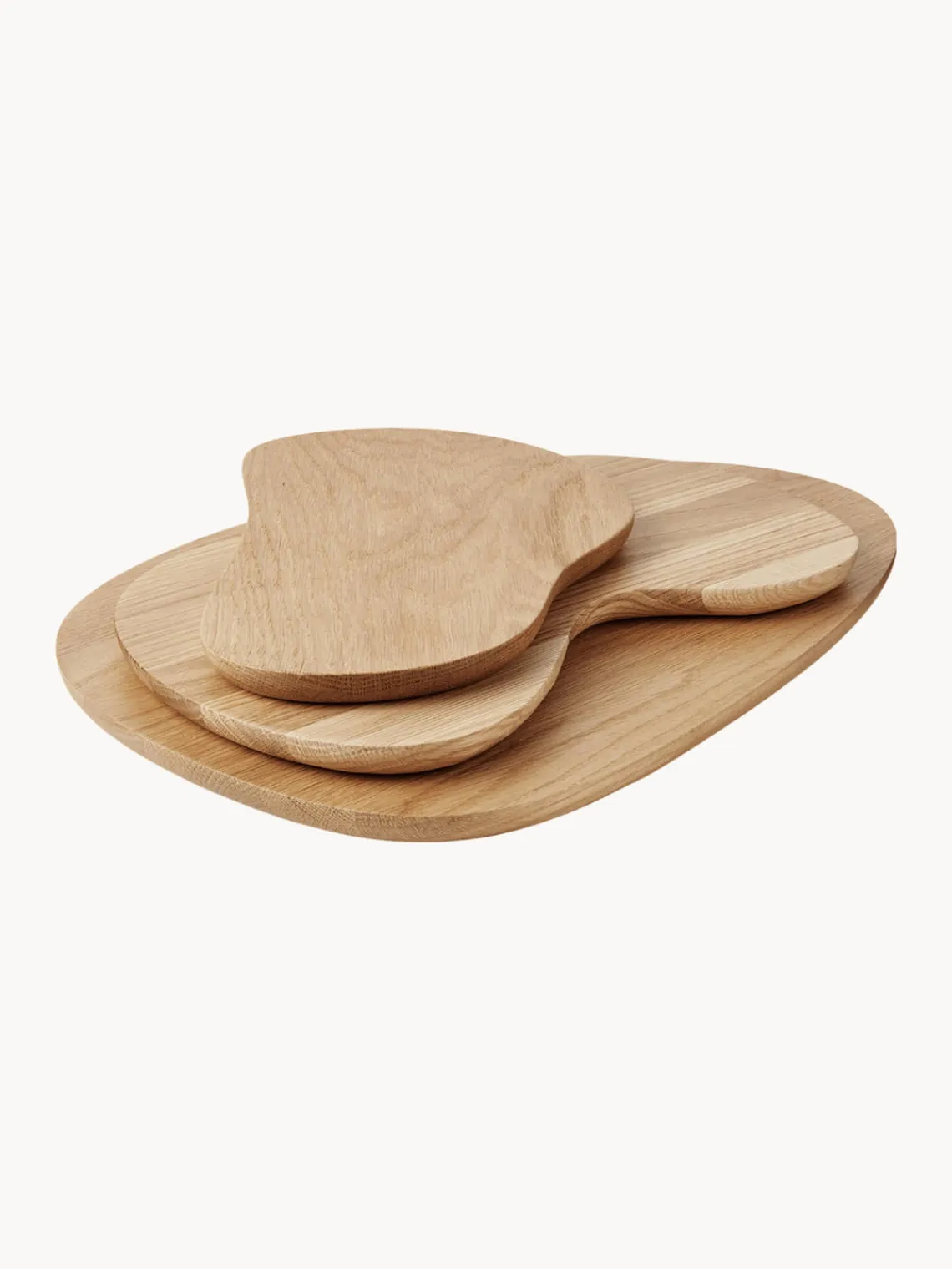 Tablas De Cortar|Utensilios De Cocina>Ferm Living Tablas de cortar de madera de roble Cairn, 3 uds. Madera de roble