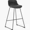 Taburete alto de cuero sintético Tina, 2 uds. Taburetes Altos|Sillas