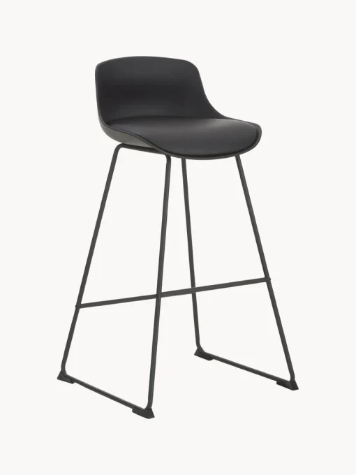 Taburete alto de cuero sintético Tina, 2 uds. Taburetes Altos|Sillas