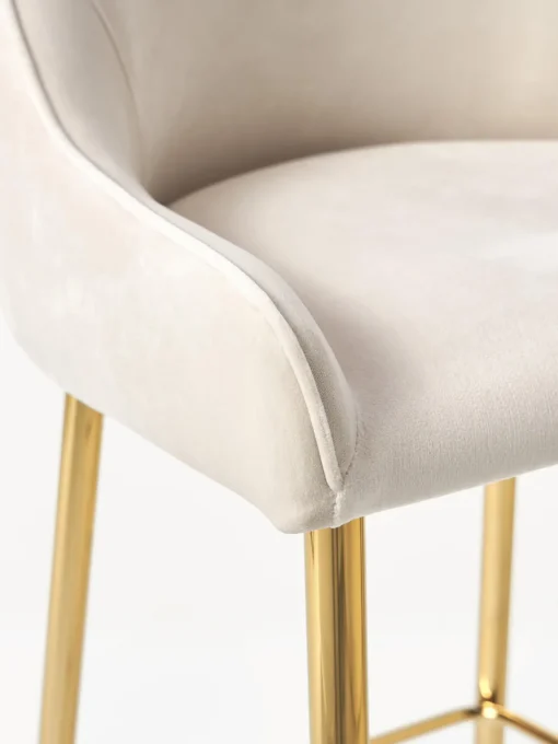 Taburetes Altos|Sillas>Westwing Collection Taburete alto de terciopelo Ava