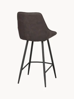 Taburetes Altos|Sillas></noscript>Rowico Home Taburete alto de terciopelo Sierra Terciopelo gris pardo, negro
