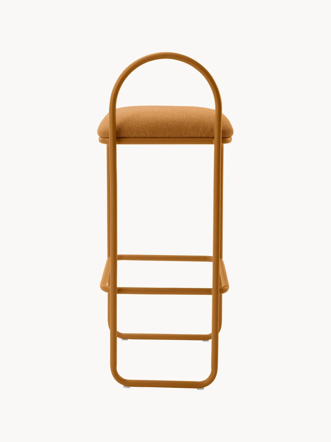 Taburetes Altos|Sillas>AYTM Taburete alto en tejido bouclé Angui Bouclé marrón claro