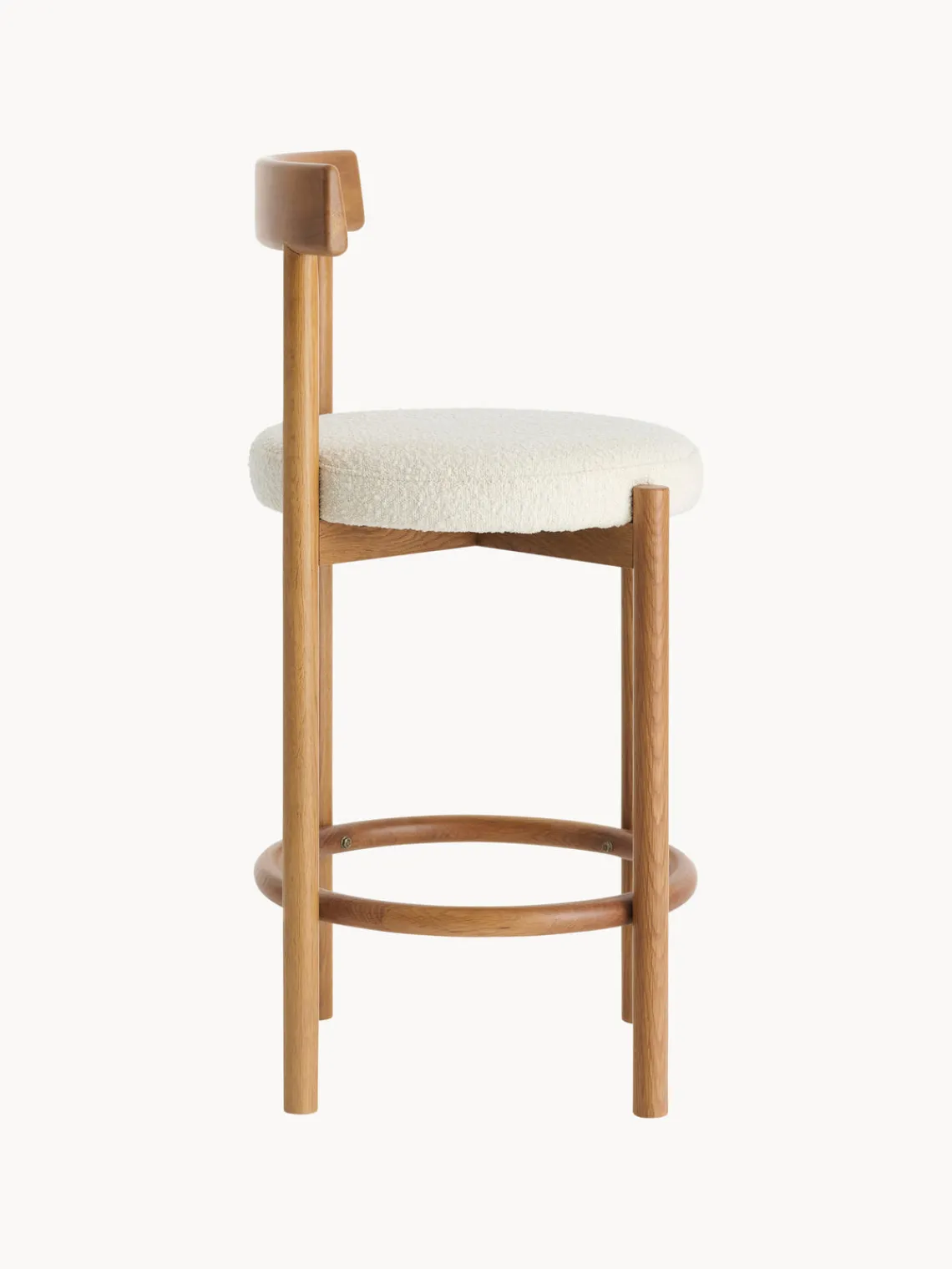 Taburetes Altos|Sillas>Ellos Home Taburete alto en tejido bouclé Merianda