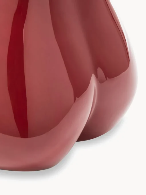 Pufs Y Otomanos|Pufs Y Otomanos>POLSPOTTEN Taburete artesanal Body Rojo vino brillante