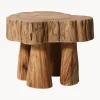Pufs Y Otomanos|Pufs Y Otomanos>HKLIVING Taburete artesanal de madera de teca Log