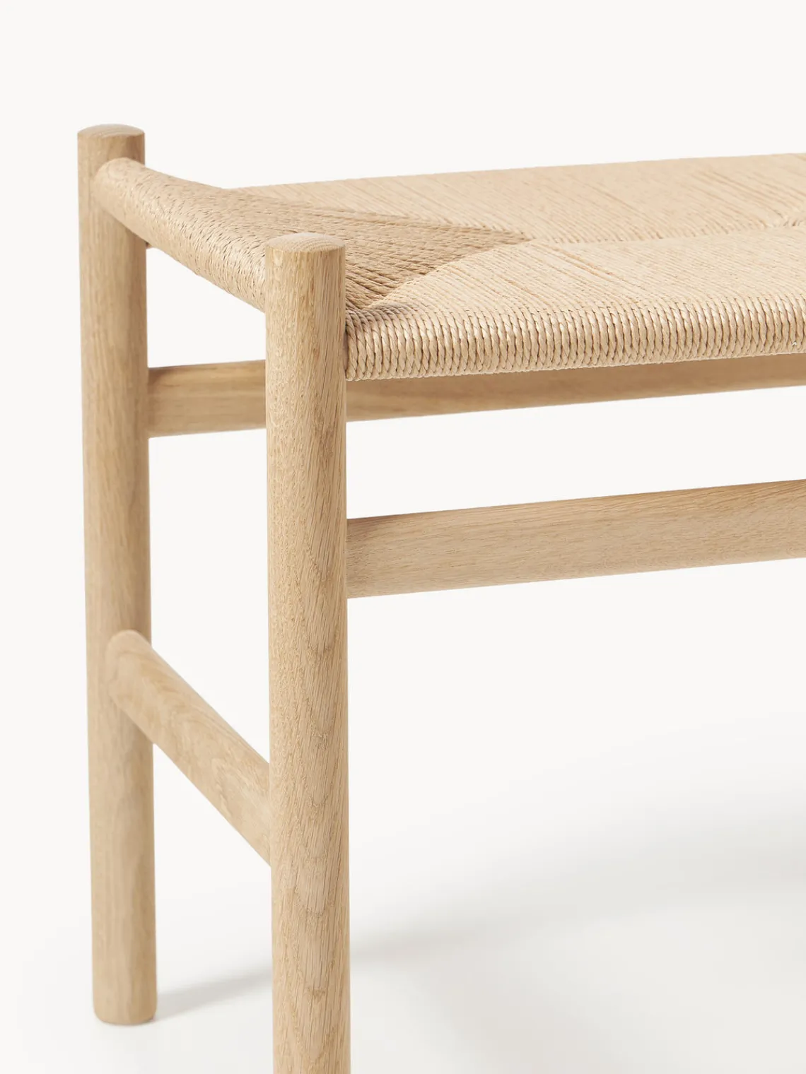 Hot Taburete con asiento tejido a mano CH53 Pufs Y Otomanos|Pufs Y Otomanos