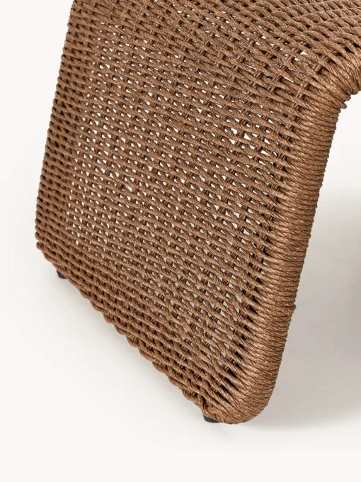 Sillones De Jardín|Sillones De Jardí­N>Westwing Collection Taburete de exterior de mimbre Hank Marrón oscuro