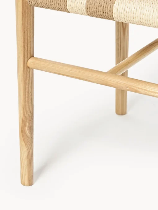 Pufs Y Otomanos|Pufs Y Otomanos>Westwing Collection Taburete de madera de fresno Mani Madera de fresno, tonos beige